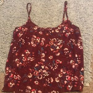 Floral print tank top
